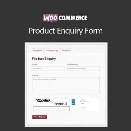 Woocommerce Product Enquiry Form