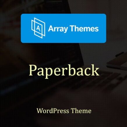 Array Themes Paperback Wordpress Theme