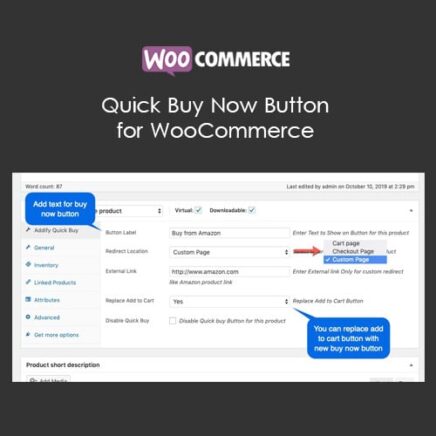 Quick Buy Now Button For Woocommerce