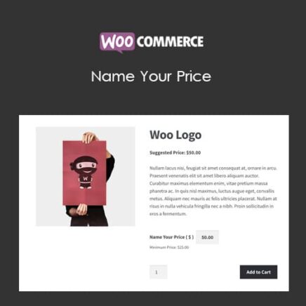 Woocommerce Name Your Price