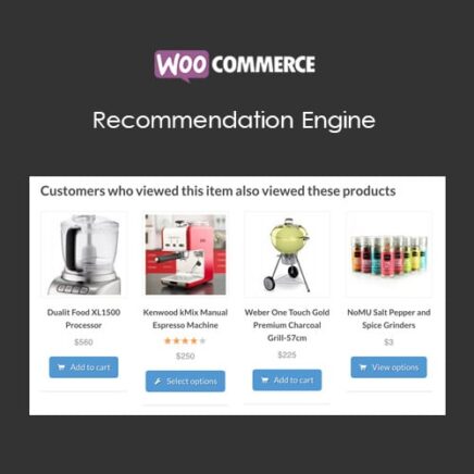 Woocommerce Recommendation Engine