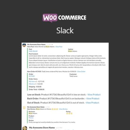 Woocommerce Slack