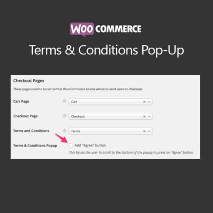 Woocommerce Terms And Conditions Popup