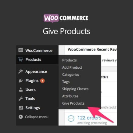 Woocommerce Give Products