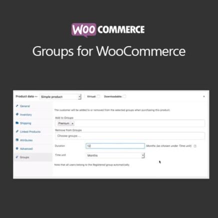 Woocommerce Groups For Woocommerce