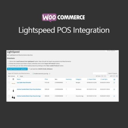 Woocommerce Lightspeed Pos Integration