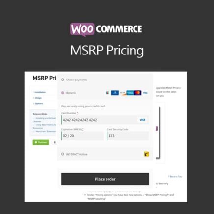 Woocommerce Msrp Pricing