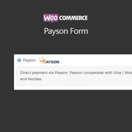 Woocommerce Payson Form