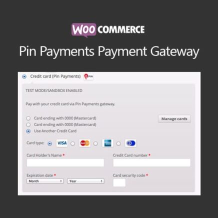 Woocommerce Pin Payments Payment Gateway