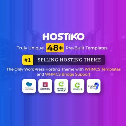 Hostiko Wordpress Whmcs Hosting Theme