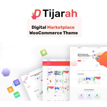 Tijarah Digital Marketplace Woocommerce Theme