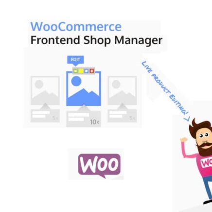 Woocommerce Frontend Shop Manager