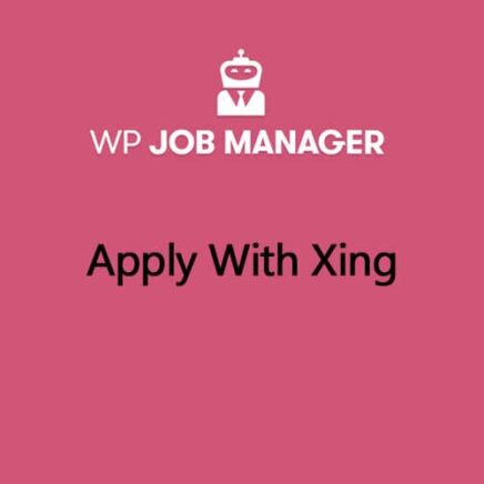 Wp Job Manager Apply With Xing Addon