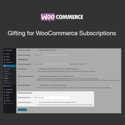 Gifting For Woocommerce Subscriptions