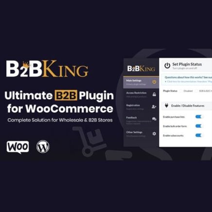 B2Bking The Ultimate Woocommerce B2B Wholesale Plugin