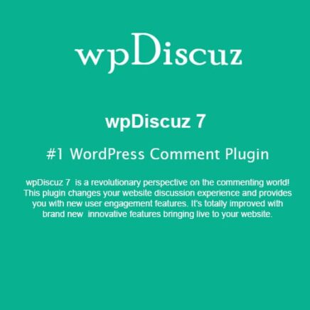 Wpdiscuz 1 Wordpress Comment Plugin