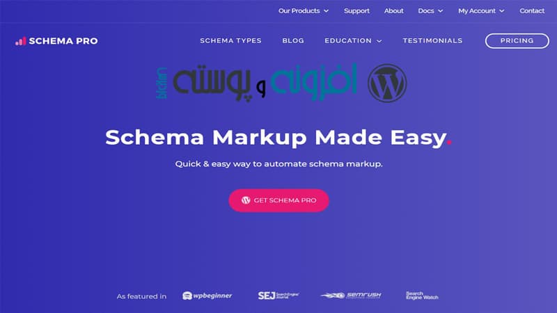 دانلود افزونه Wp Schema Pro فارسی