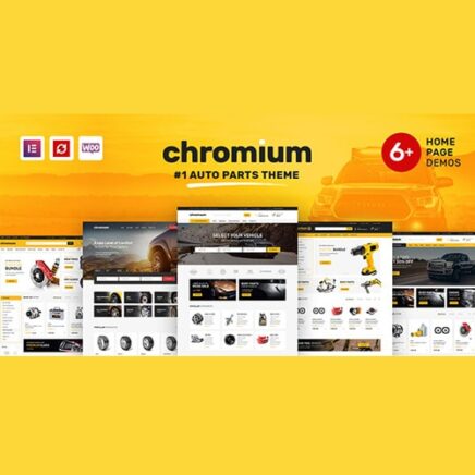 Chromium Auto Parts Shop Wordpress Woocommerce Theme