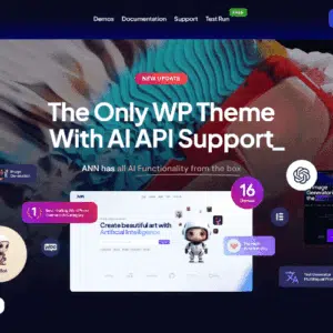 Ann Artificial Neural Network Wordpress Theme