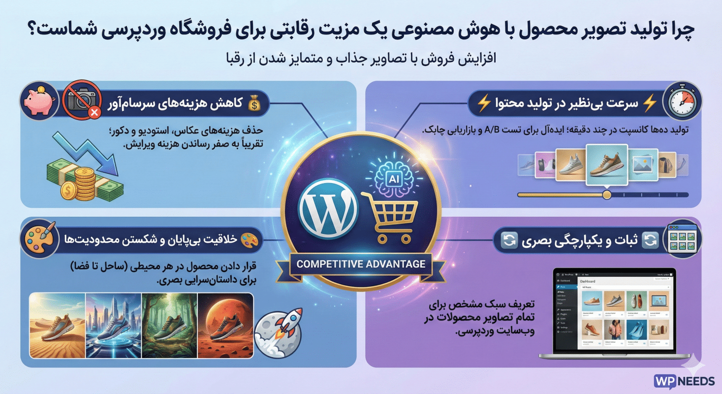 بهترین پرامپتها برای تولید تصویر محصول با هوش مصنوعی (Chatgpt و Midjourney) چیست؟ 1 مزیت ساخت عکس با هوش مصنوعی برای فروشگاه اینترنتی