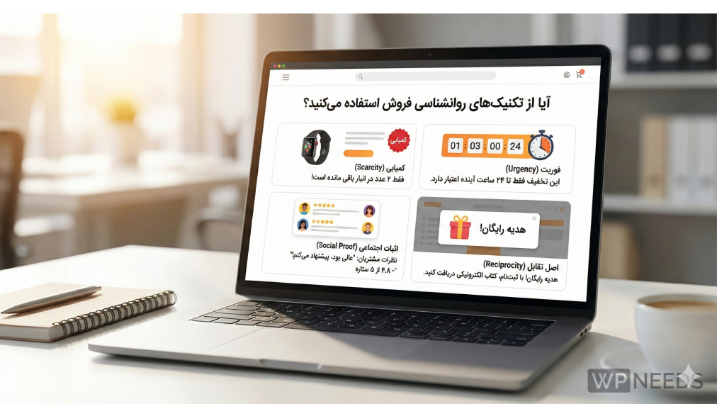 راه های افزایش فروش سایت 🚀 | +۲۰ روش عملی و تضمینی برای وردپرس 4 آیا از تکنیک های روانشناسی فروش در سایت خود استفاده می کنید؟