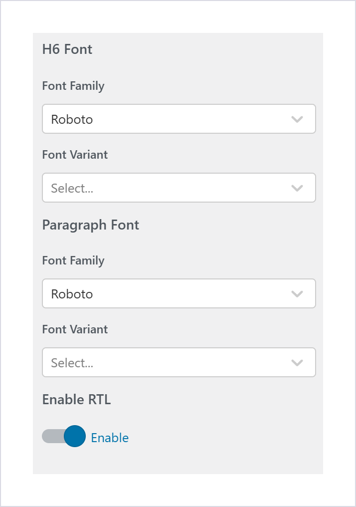 قالب فروشگاهی و چند فروشندگی چند منظوره مارکتو | Marketo 2 گزینه Enable Rtl در سفارشیسازی قالب Marketo